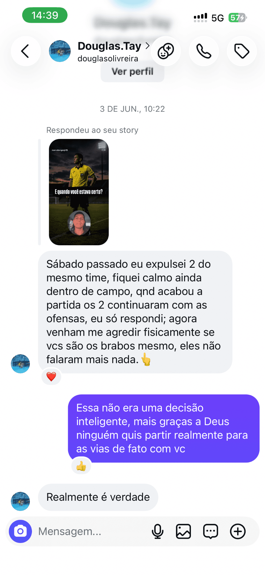 Relato real de participante do treinamento